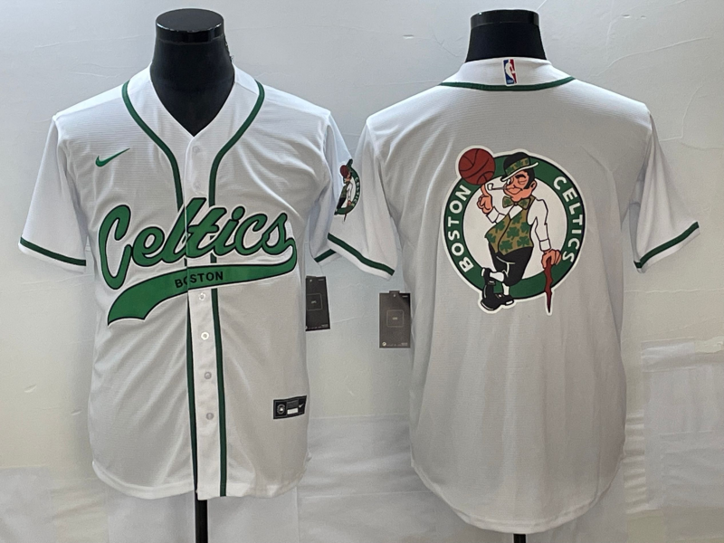 Nike 2023 Men Boston Celtics Blank white Nike NBA Jerseys style 2